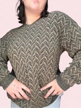 90s San Mateo Island Knitted Crew Neck Sweater